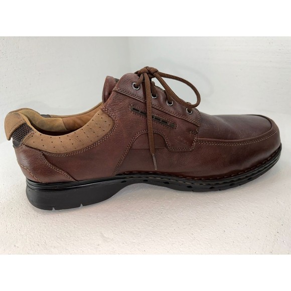 Clarks 1825, Unstructured Brown Derby Men's Shoes. SIZE: 14 15 - Picture 4 of 10